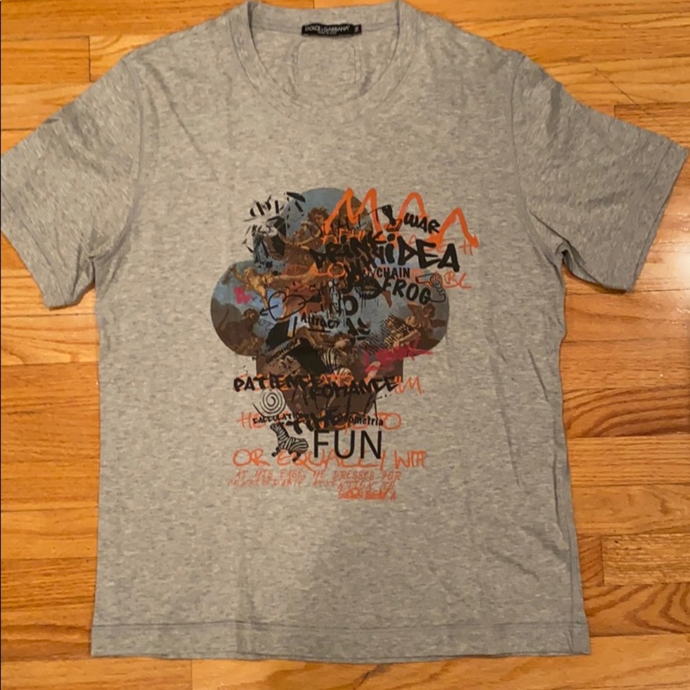 Dolce & Gabbana Men’s Grey T Shirt size 54.